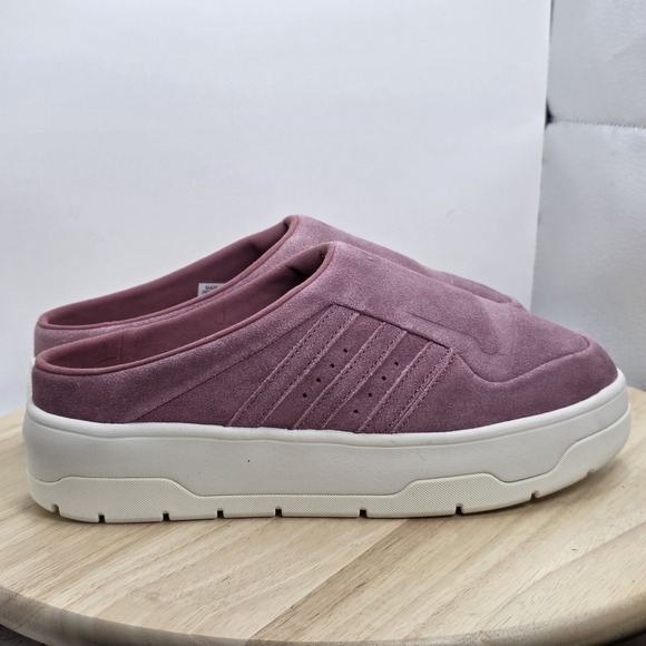 Women's size 8- Adidas Shoes Pink Originals Rivalry Low Mule Sneakers IH2870 NEW - Picture 3 of 9